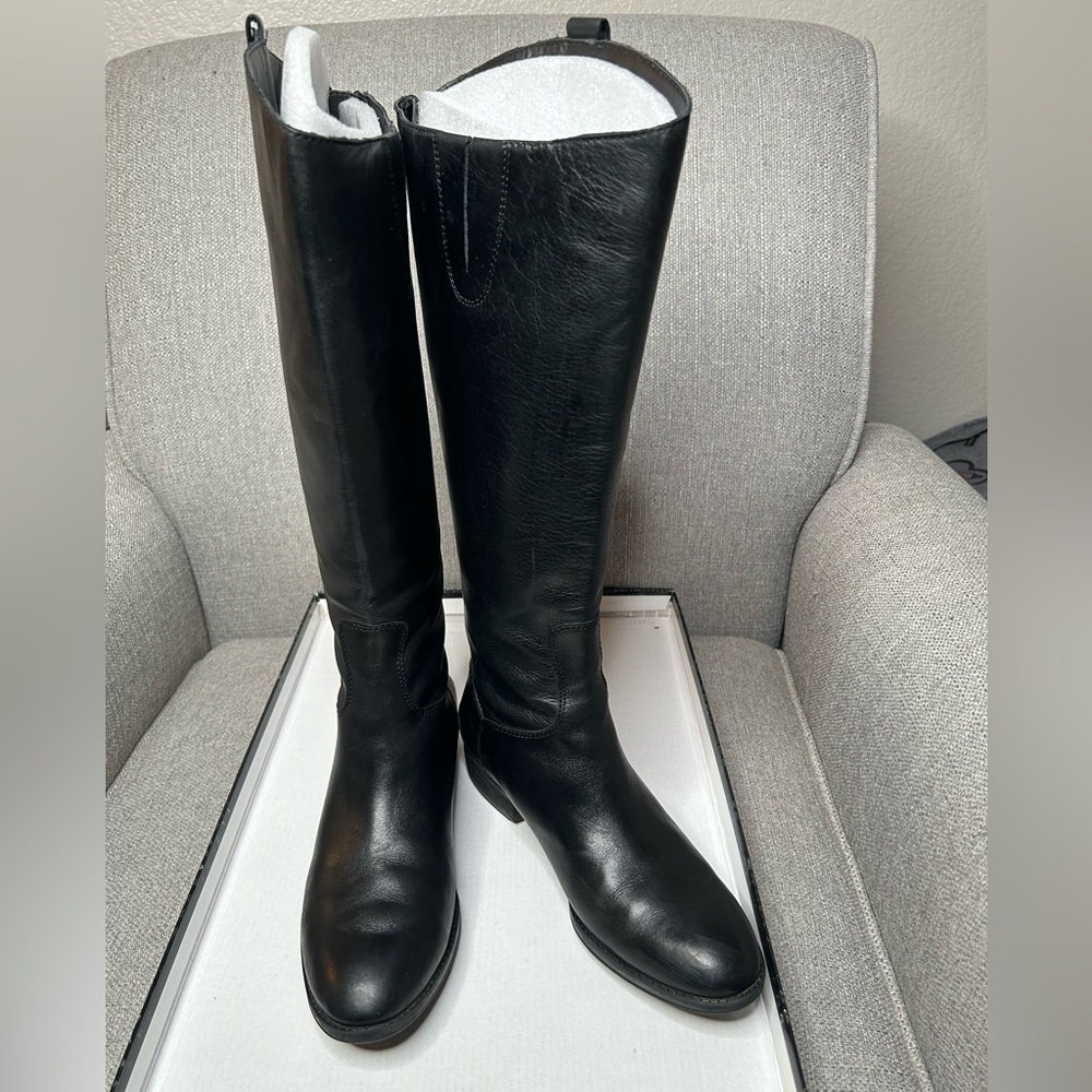 Sam Edelman Black Leather Boots